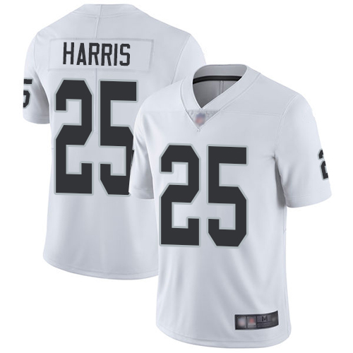 Men Oakland Raiders Limited White Erik Harris Road Jersey NFL Football 25 Vapor Untouchable Jersey